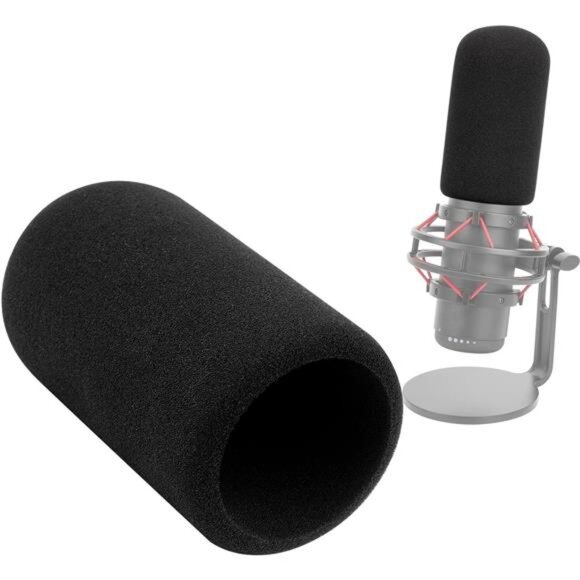HyperX QuadCast PopFilter WindscreenCompatible with HyperX QuadCast S Microphone - Picture 1 of 7